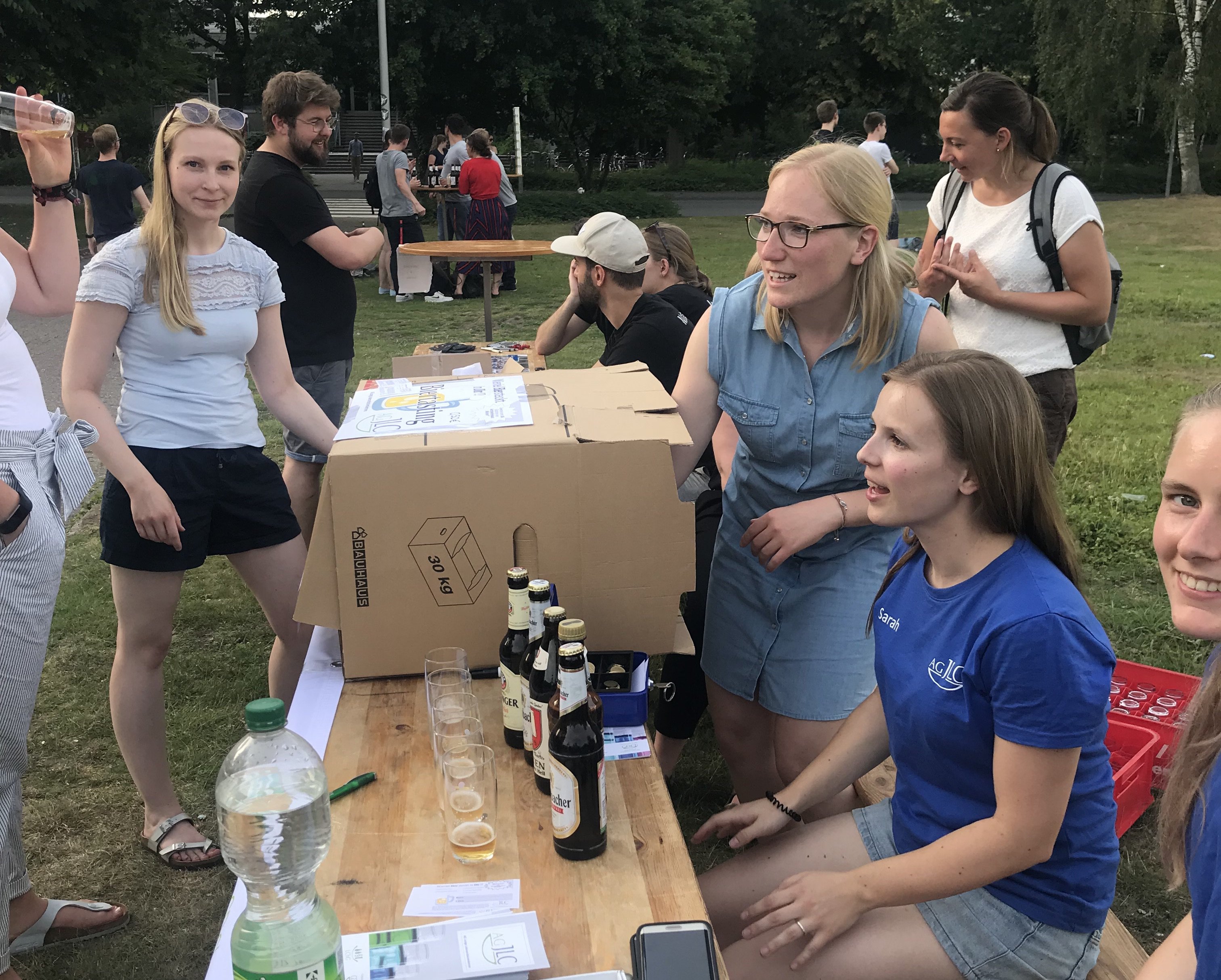 Die AG JLC Münster auf dem Sommerfest der Chemie