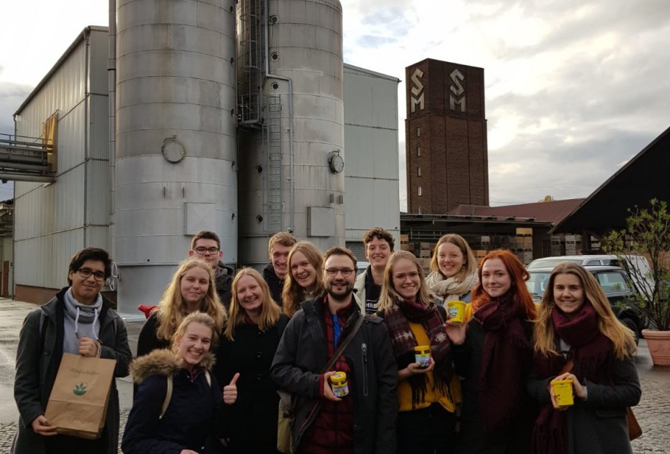 Exkursion der AG JLC Bonn Grafschafter Krautfabrik Josef Schmitz KG