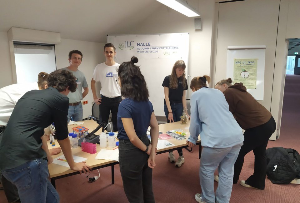 Die AG-JLC bei den MINT-Tagen in Halle