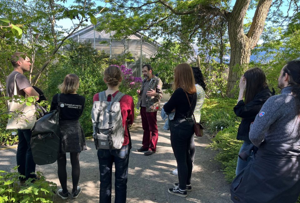 Exkursion in den botanischen Garten