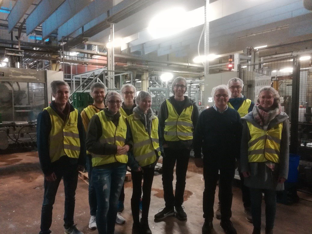 Exkursion zum Fruchtsaftproduzenten Kumpf