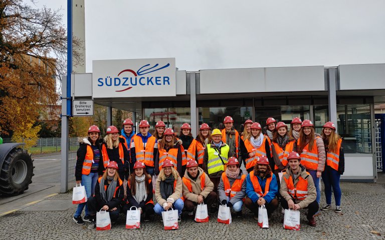 Exkursion der AG JLC Würzburg zur Südzucker AG