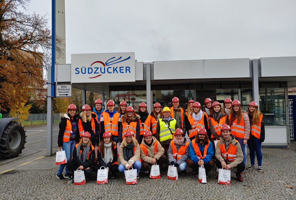 Exkursion der AG JLC Würzburg zur Südzucker AG