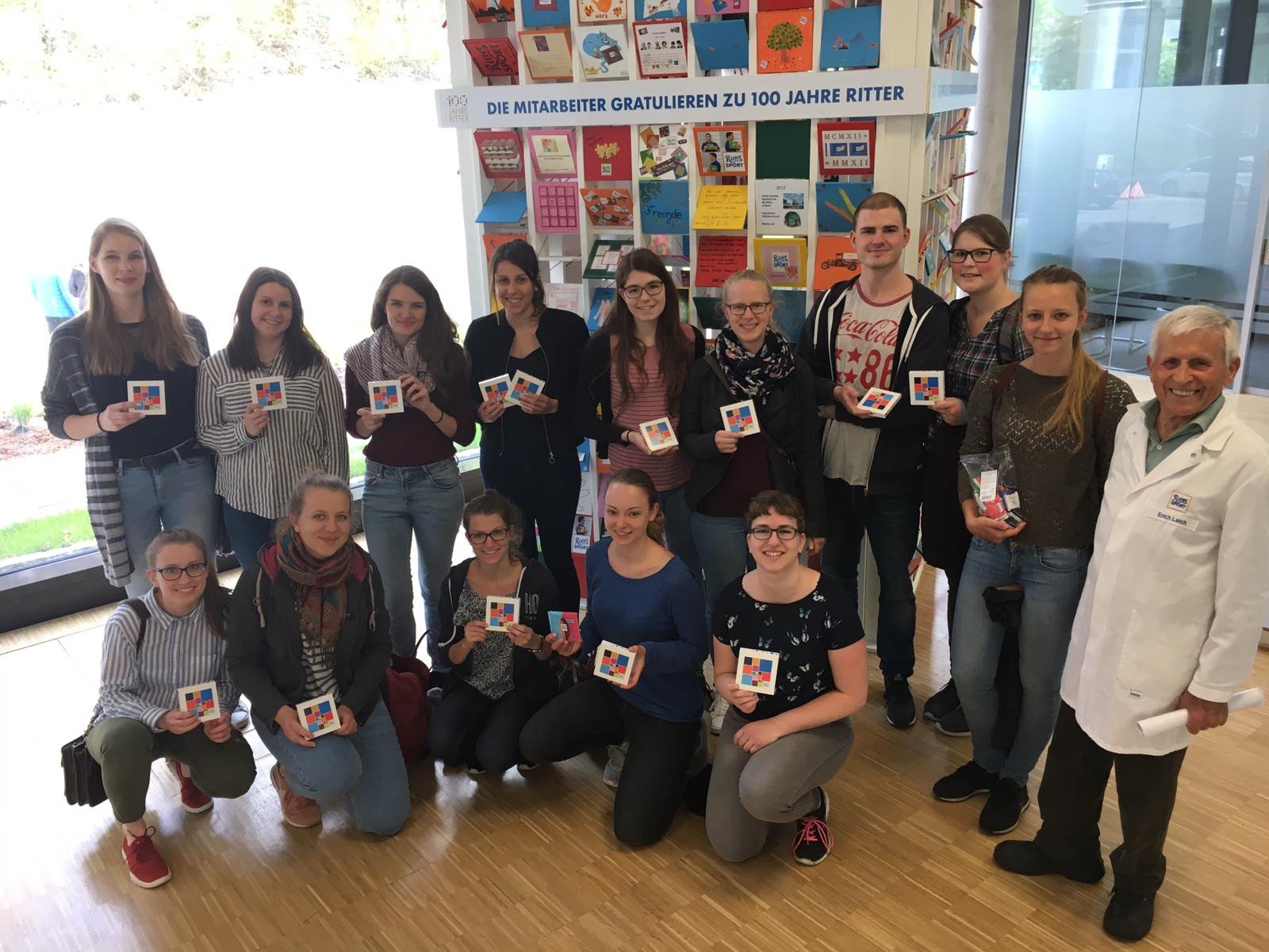 Exkursion der AG Karlsruhe zu Ritter Sport