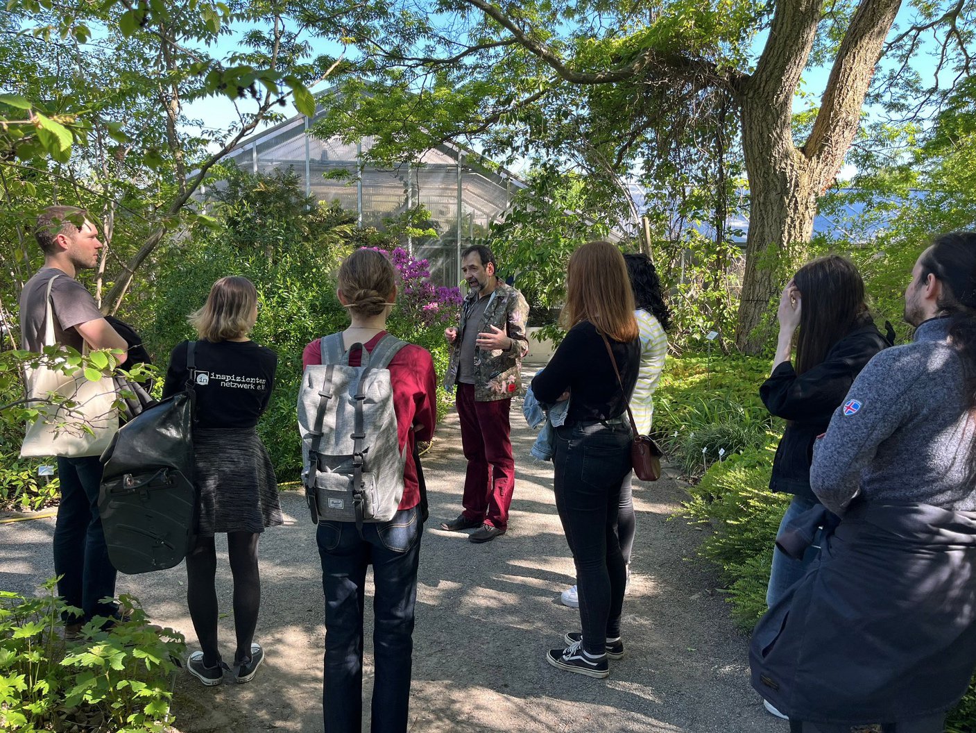 Exkursion in den botanischen Garten