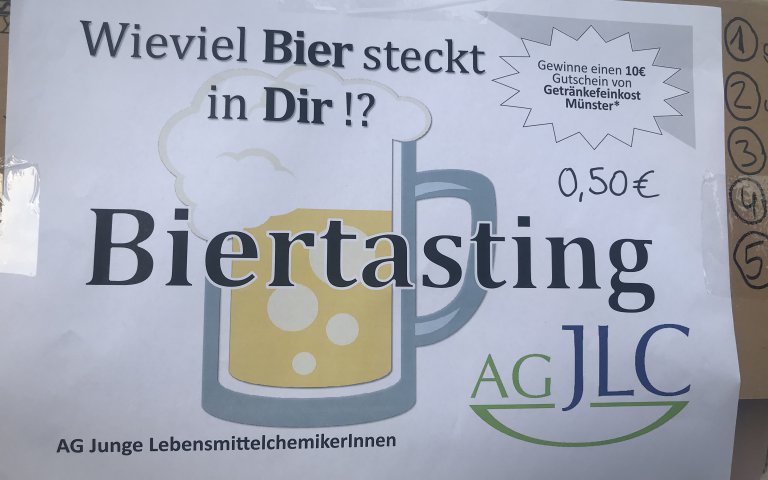 Die AG JLC Münster auf dem Sommerfest der Chemie
