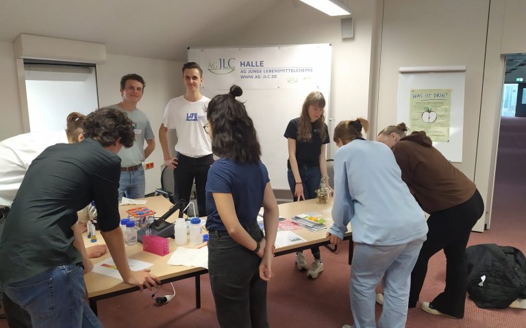Die AG-JLC bei den MINT-Tagen in Halle