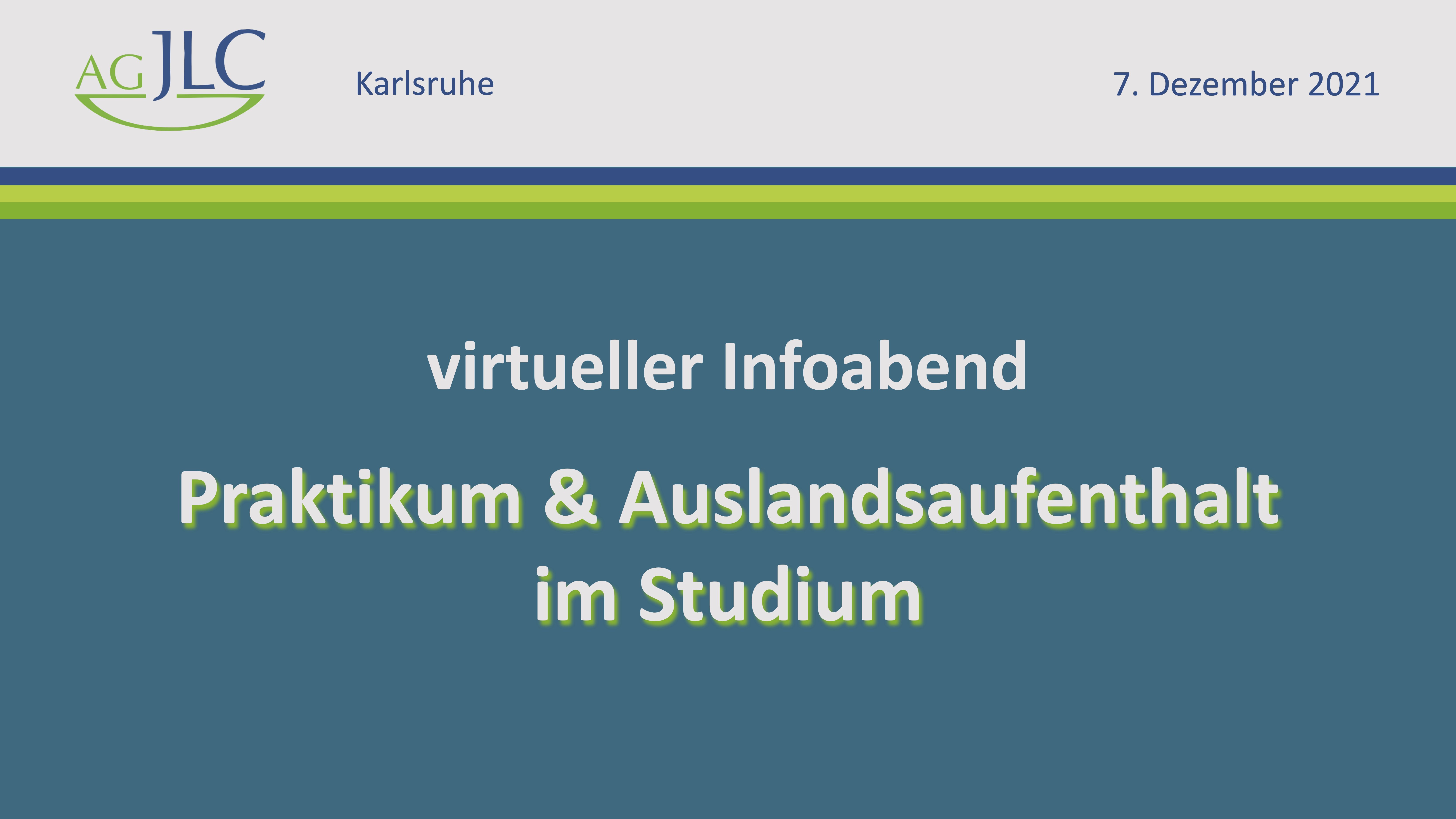Praktikum und Auslandsaufenthalt im Studium