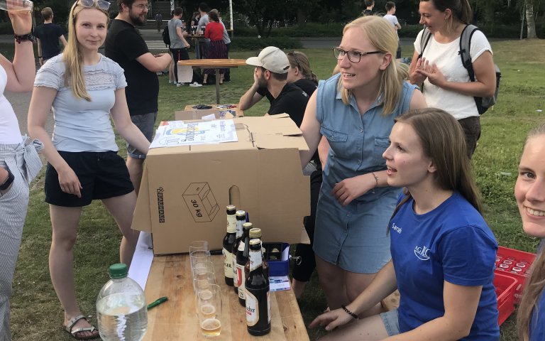 Die AG JLC Münster auf dem Sommerfest der Chemie