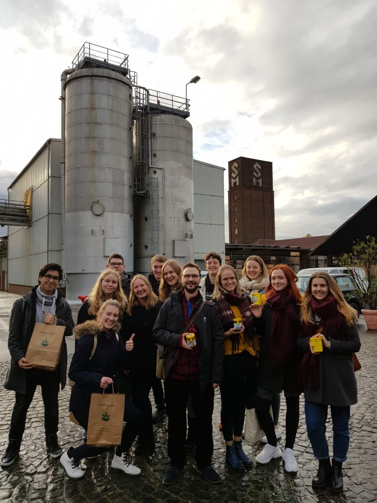 Exkursion der AG JLC Bonn Grafschafter Krautfabrik Josef Schmitz KG