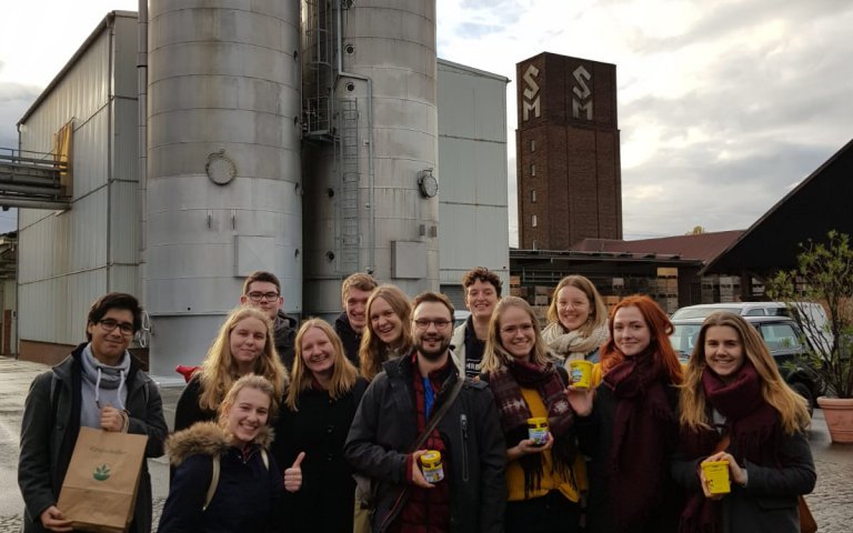 Exkursion der AG JLC Bonn Grafschafter Krautfabrik Josef Schmitz KG