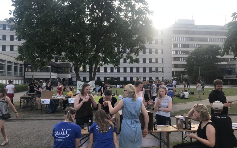 Die AG JLC Münster auf dem Sommerfest der Chemie
